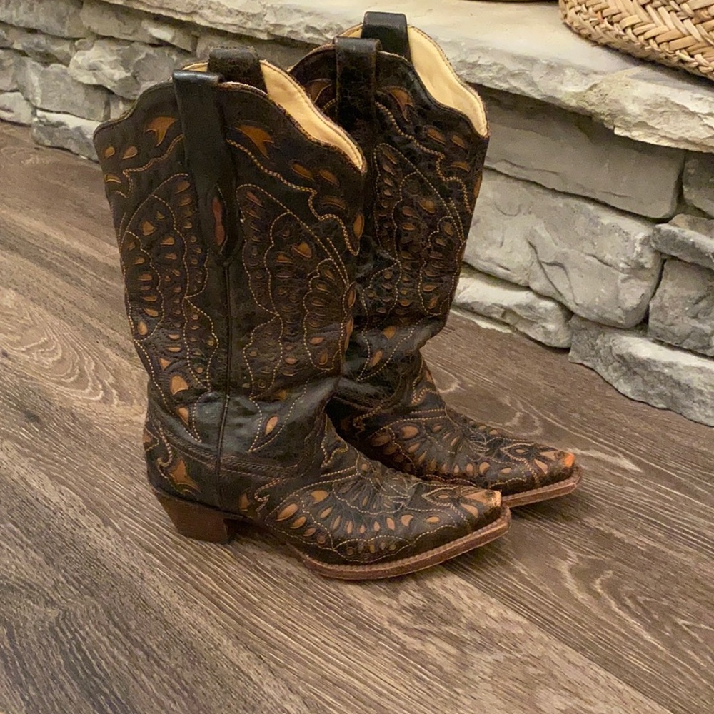 Cowboy Boots - LIGHTLY WORN